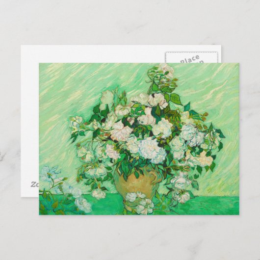 Rozen van het Van Gogh Briefkaart (Voorkant / Achterkant)