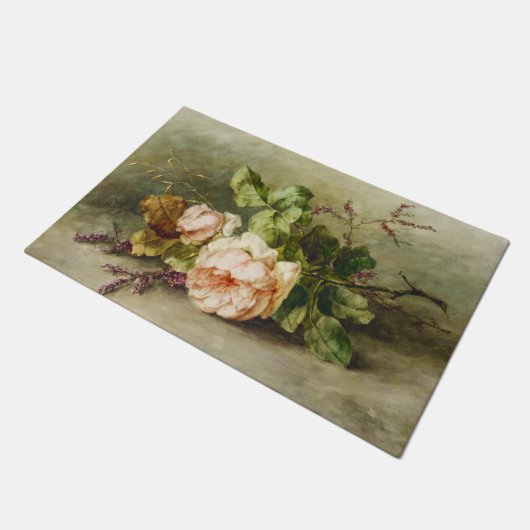 Rozen van Margaretha Roosenboom Deurmat (Schuin)