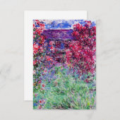 Rozen van Monet Kaart (Voorkant / Achterkant)