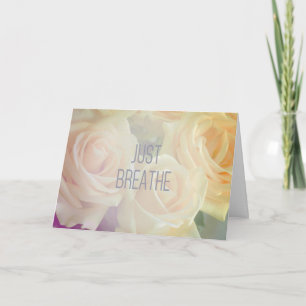 Rozen van pastel Beterschap aanmoediging Kaart