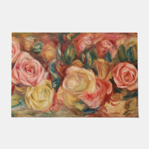 Rozen van Renoir Impressionist Painting Deurmat