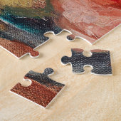 Rozen van Renoir Impressionist Painting Legpuzzel (Zijkant)