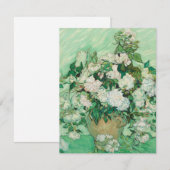 Rozen van Vincent Van Gogh Bedankkaart (Voorkant / Achterkant)