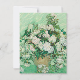 Rozen van Vincent Van Gogh Bedankkaart