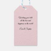 Rozen van Vincent van Gogh Cadeaulabel (Achterkant)