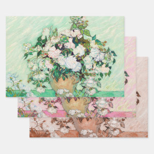 Rozen van Vincent Van Gogh, Decoupage Inpakpapier Vel