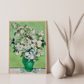Rozen van Vincent Van Gogh Groene Fine Art Print