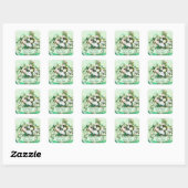 Rozen van Vincent van Gogh Vierkante Sticker (Vel)