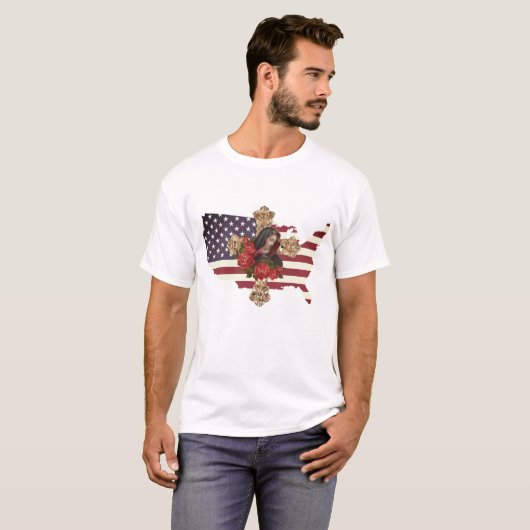 ROZEN VAN VLAG SORROWFUL MOTHER T-SHIRT (Voorkant volledig)