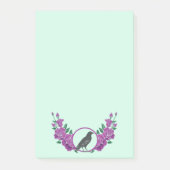 Rozen van zwarte vogels en Raven Post-it Notes (Voorkant)