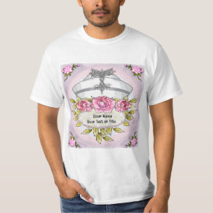 Rozen Verpleegster Caduceus verpleegster tshirt