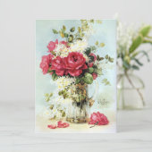 Rozen vers van het Vrijgezellenfeest van de tuin Kaart (Staand voorkant)