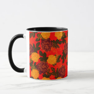 Rozen vet rood mok