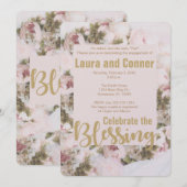 Rozen - Viel de Benoeming Uitnodiging (Voorkant / Achterkant)