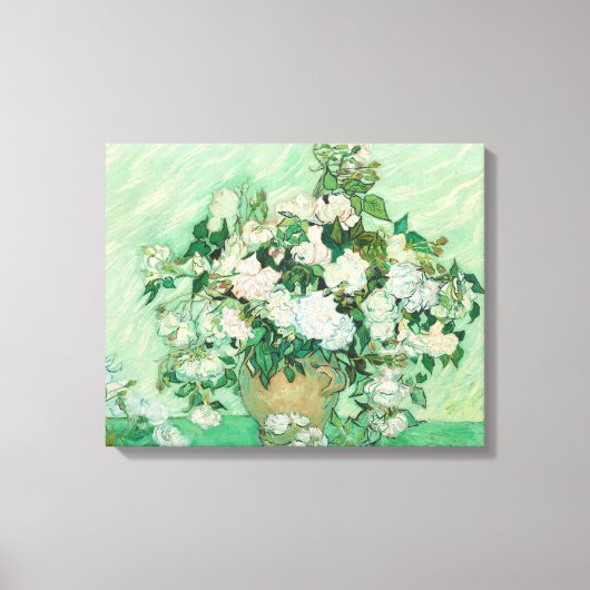 Rozen | Vincent van Gogh Canvas Afdruk (Voorkant)