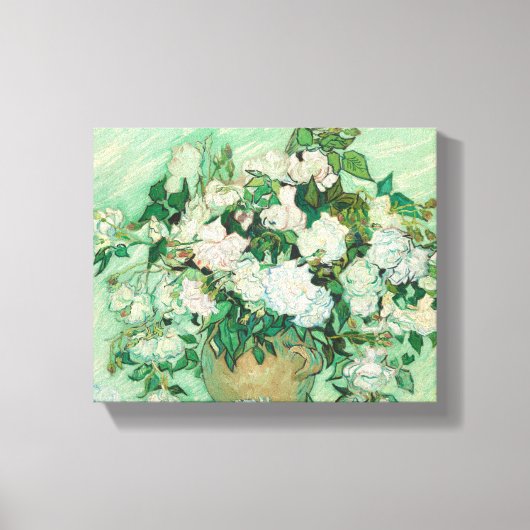 Rozen - Vincent van Gogh Canvas Afdruk (Voorkant)