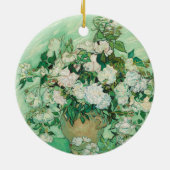 Rozen | Vincent van Gogh Keramisch Ornament (Achterkant)