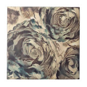  ROZEN , VINTAGE TEGELTJE (Voorkant)