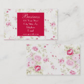 Rozen Visitekaartje 1 (Voorkant / Achterkant)