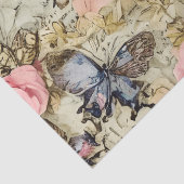 Rozen & vlinders Distressed Tissuepapier (Detail)