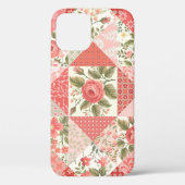 Rozen Vlinders Naadloze Patchwork Case-Mate iPhone Case (Achterkant)