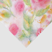 Rozen voor abstracte Waterverf Tissuepapier (Detail)