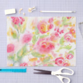 Rozen voor abstracte Waterverf Tissuepapier (Craft)
