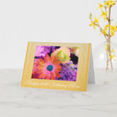 Rozen voor de 60ste verjaardag van mama kaart (Gele Bloem)