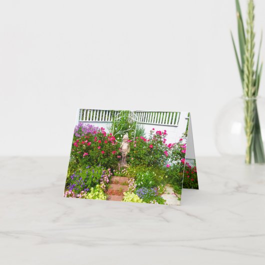 Rozen voor een klein meisje kaart (Voorkant)