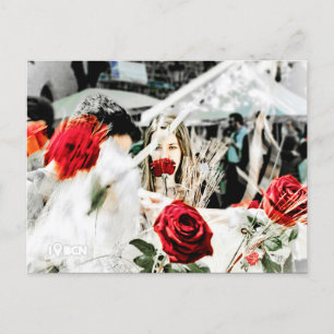 Rozen voor je op de dag van St. George Briefkaart