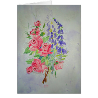 Rozen voor kaartjes en Digitalis