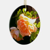 Rozen voor landdoorsnede keramisch ornament (Rechts)