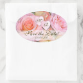 Rozen voor mijn liefdes! ~ Ovale stickers (Tas)