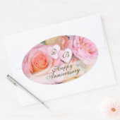 Rozen voor mijn liefdes! ~ Ovale stickers (Envelop)