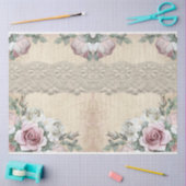 Rozen voor ontwerp 27 van de Ontkoppelde Reeksen Tissuepapier (Craft)