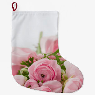 Rozen voor roze bruiloft grote kerstsok