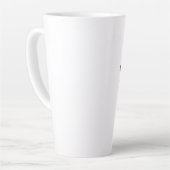 Rozen voor slangen en perziken latte mok (Linkerhoek)