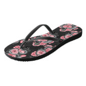 Rozen voor slangen en perziken teenslippers (Schuin)