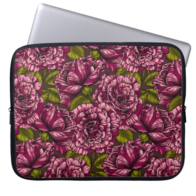 Rozen voor u laptop sleeve (Voorkant)