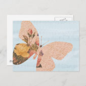 Rozen voor vlinders briefkaart (Voorkant / Achterkant)