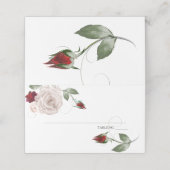 Rozen voor Waterverf met van het Cabernet en Dust (Buitenkant ongevouwen)