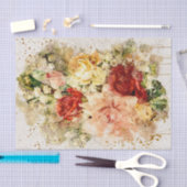 Rozen voor Waterverf Tissuepapier (Craft)