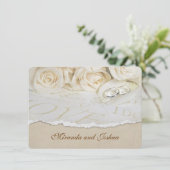 Rozen voor weddenschappen kaart (Staand voorkant)