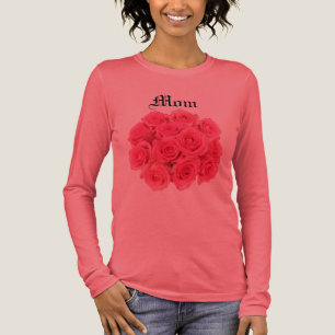 Rozen Vrouw Mama Tee Shirt
