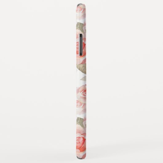 Rozen Waterverf Bloemen Case-Mate iPhone Case (Achterkant/rechts)