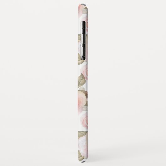 Rozen Waterverf Bloemen Case-Mate iPhone Case (Achterkant/links)