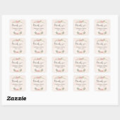 Rozen Waterverf Dank u Stickers (Vel)