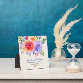 Rozen Waterverf Floral Wedding Fotoplaat (Insitu)