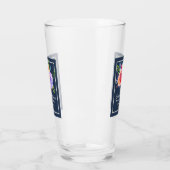 Rozen Waterverf Floral Wedding Glas (Links)