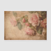 Rozen Waterverf Rozen Roze rozen ontkoppeling Tissuepapier (Voorkant)